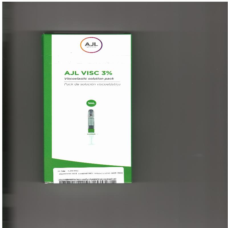 Інтраокулярний віскоеластичний розчин AJL VISC 3%